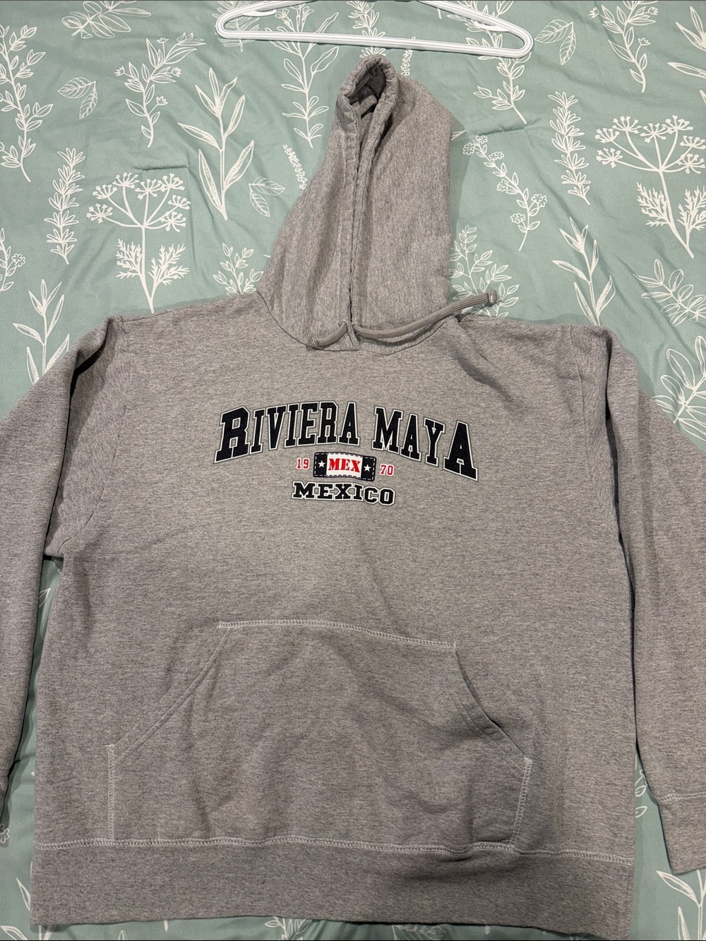 Riviera Maya Mexico Gray Pullover Hoodie